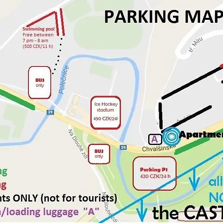 شقة Castle View-bus Station, Parking, Center Český Krumlov