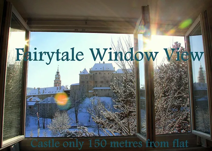 Apartment Castle View-bus Station, Parking, Center Český Krumlov